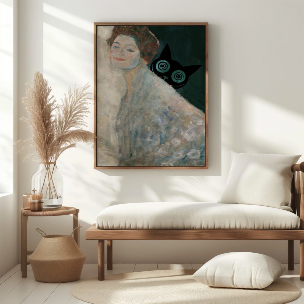 klimt Dame in Weis 1917 1918 cat 3x4 5 mockup