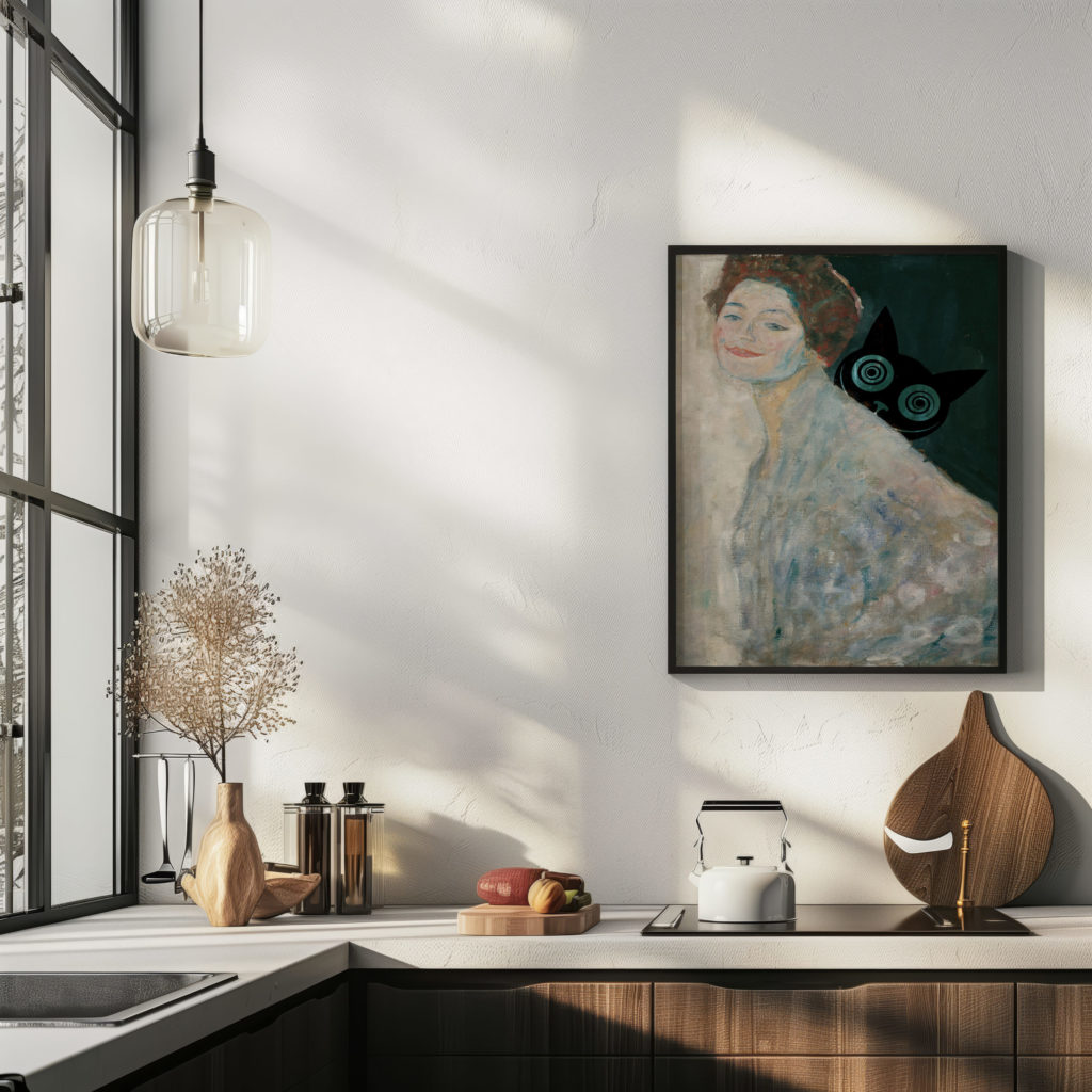 klimt Dame in Weis 1917 1918 cat 3x4 6 mockup
