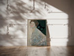 klimt Dame in Weis 1917 1918 cat 3x4 video mockup