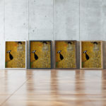 klimt Portrait of Adele Bloch Bauer I 1907 meercatpng 3x4 framed posters mockup