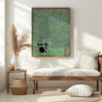 klimt Rosebushes under the Trees circa 1905 cat 3x4 5 mockup