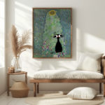 klimt Sunflowers 1883 meercat 3x4 5 mockup