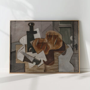 knife bottle and breton bread 1929 louis marcoussis high quality print