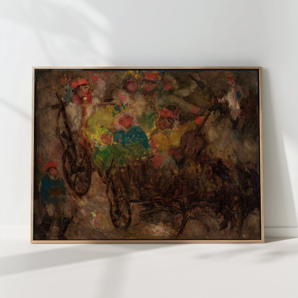 krakow wedding 1906 tadeusz makowski high quality print
