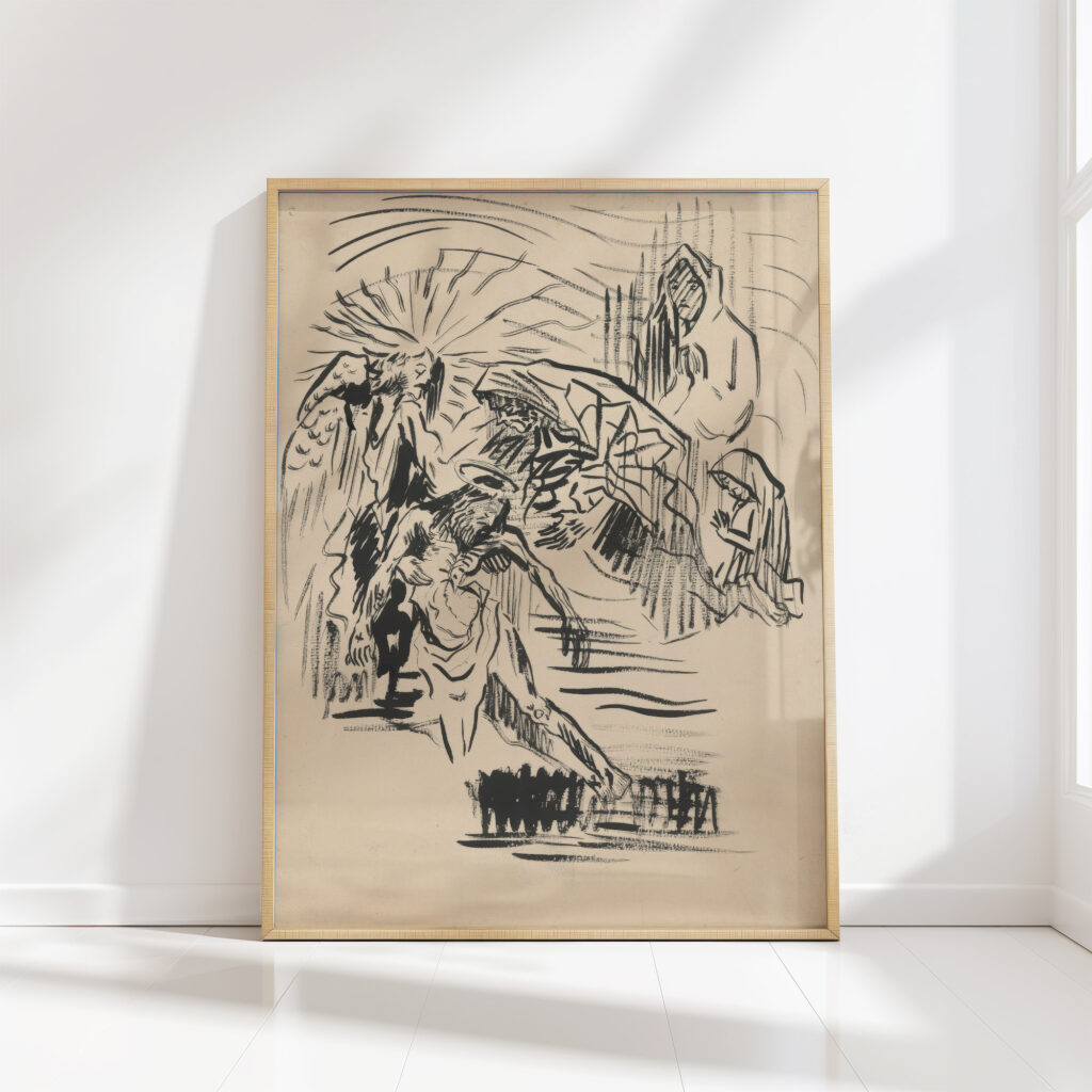 lamentation of christ 1940 arnold peter weisz kubincan high quality print