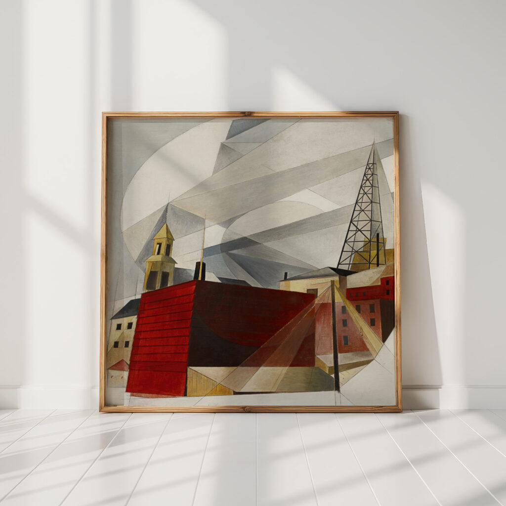 lancaster 1921 charles demuth high quality print