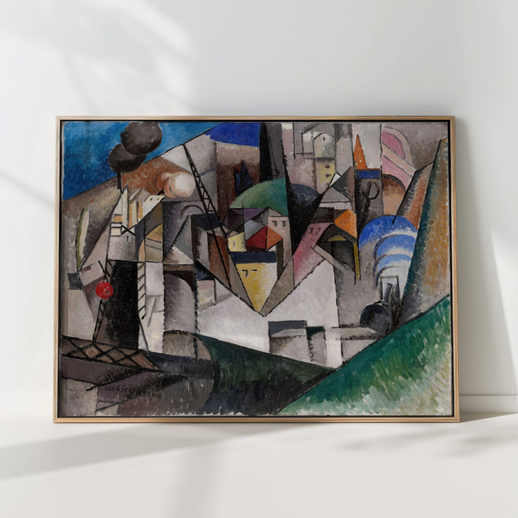 landscape 1914 albert gleizes high quality print