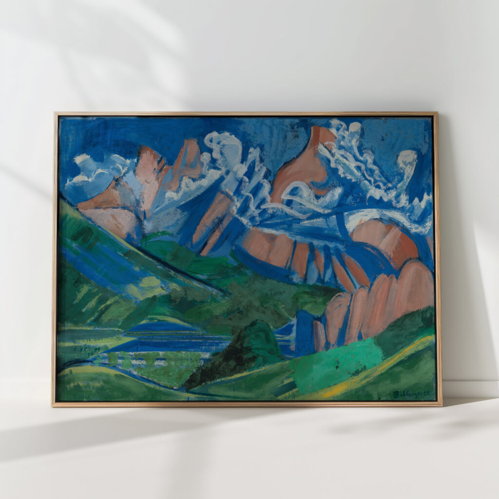 landscape 1922 august babberger high quality print