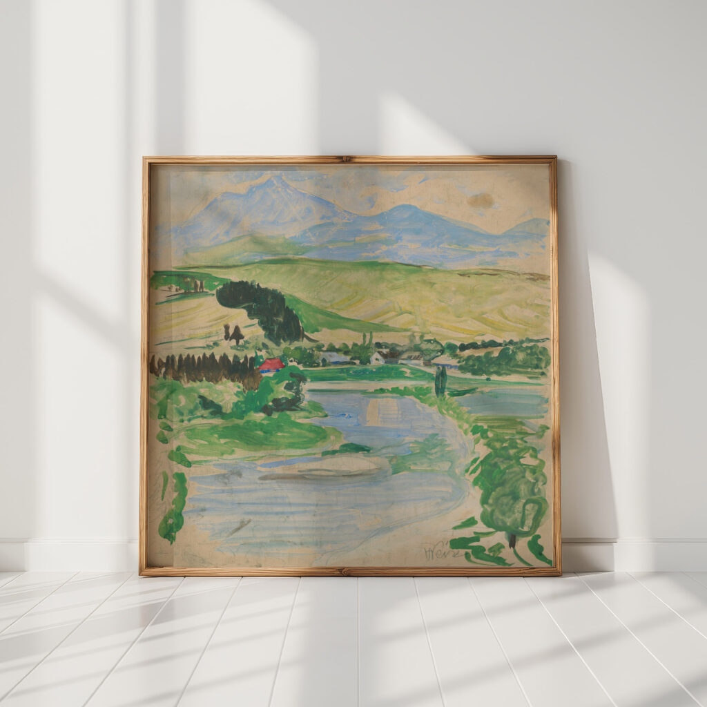 landscape 1925 1930 arnold peter weisz kubincan high quality print