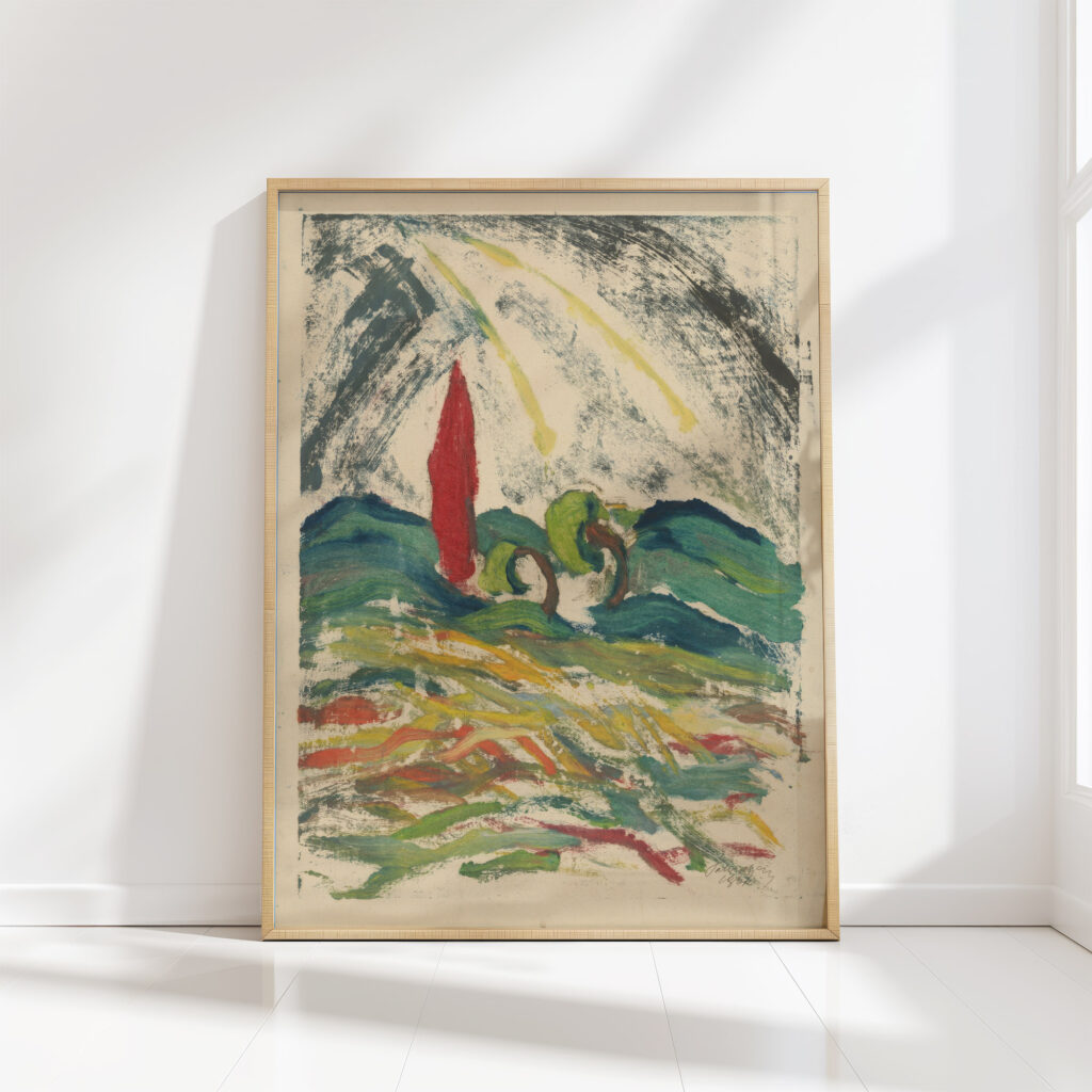 landscape 1930 zolo palugyay high quality print
