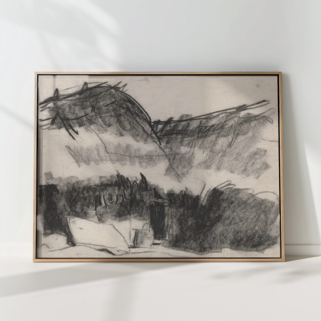 landscape 1931 zolo palugyay high quality print