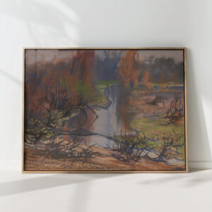 landscape above the rudawa river 1905 stanislaw wyspianski high quality print