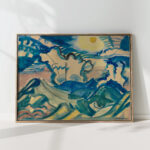 landscape at the klausen pass afternoon 1921 august babberger high quality print