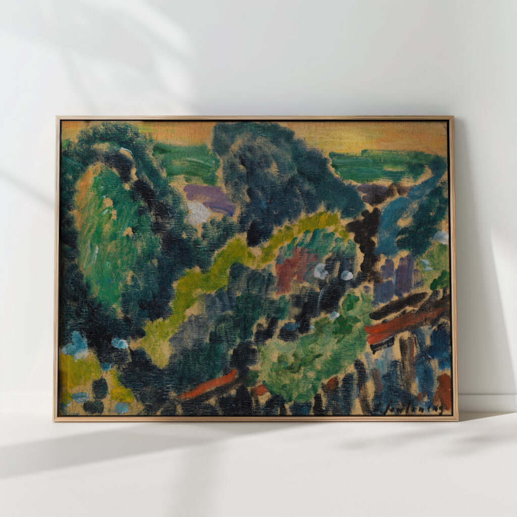 landscape by lake geneva ca 1914 alexej von jawlensky high quality print