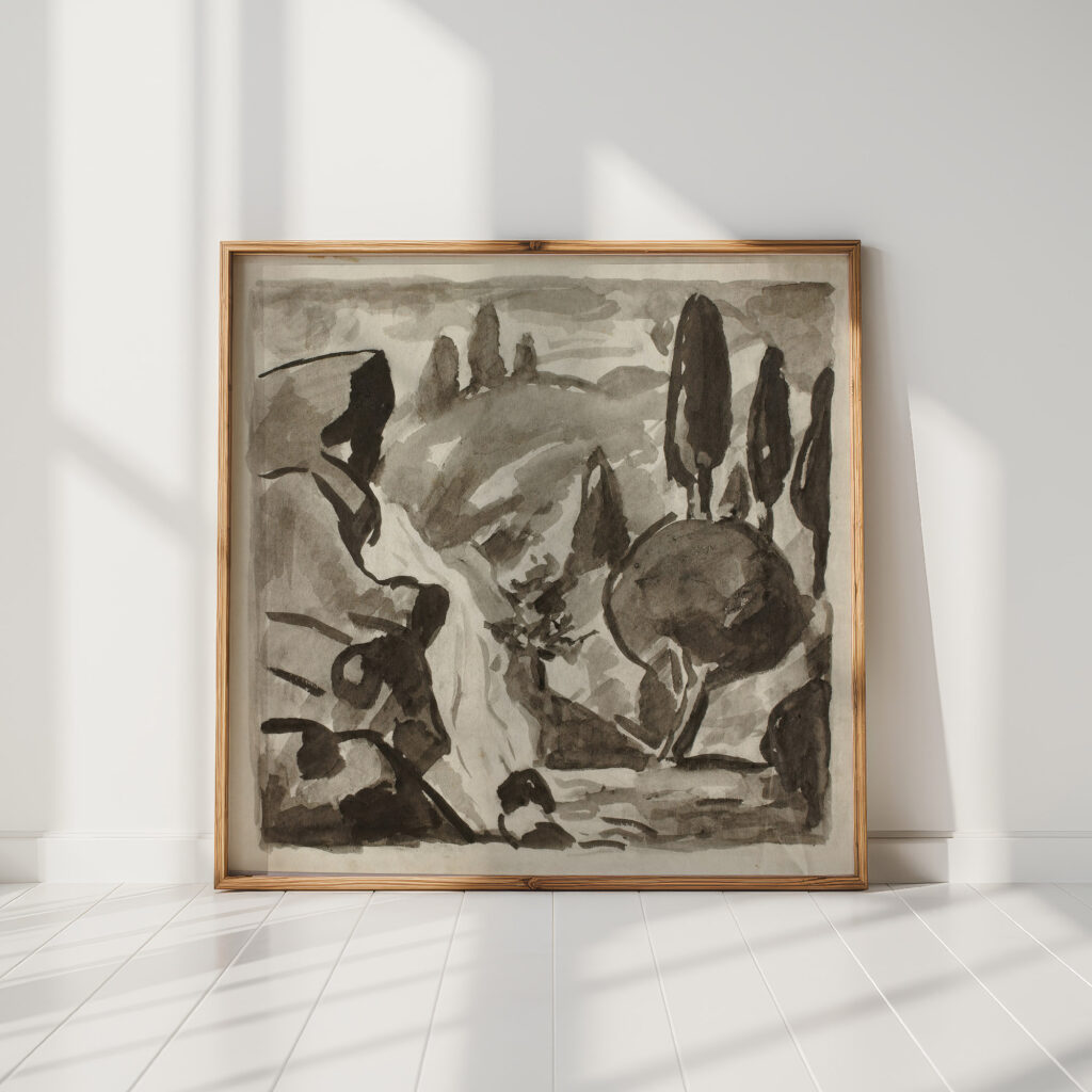 landscape carl newman high quality print