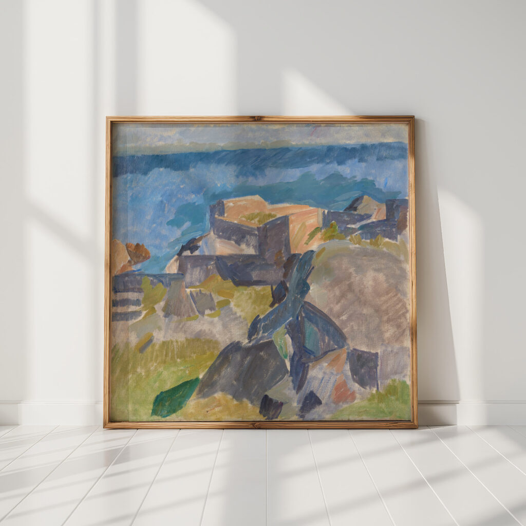 landscape from christianso 1913 1914 edvard weie high quality print