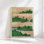 landscape illustration watanabe seitei high quality print