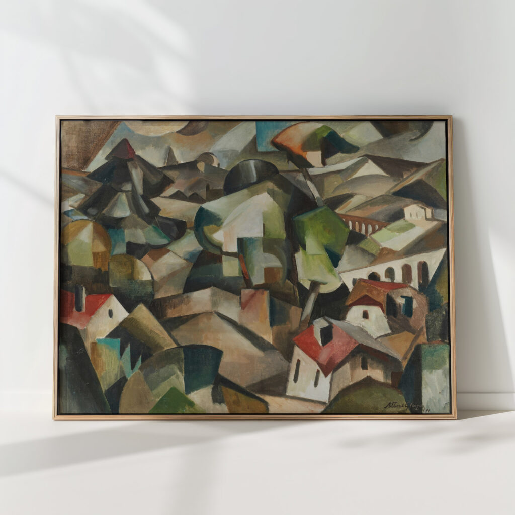 landscape in meudon 1911 albert gleizes high quality print