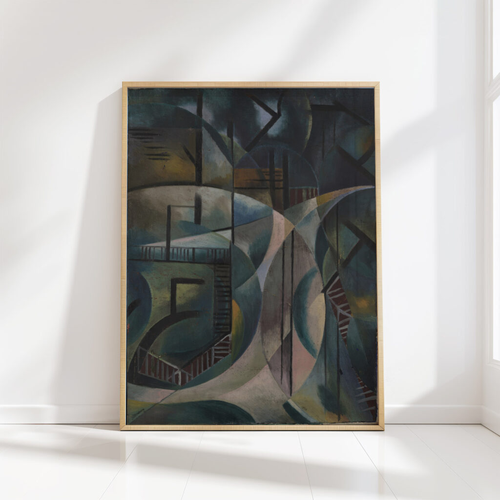 landscape in the park 1920 fritz stuckenberg high quality print