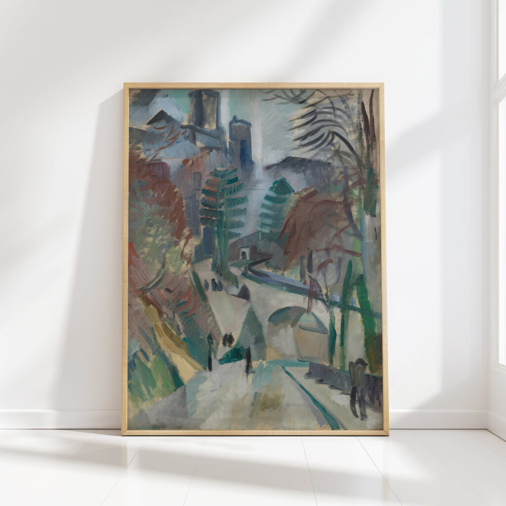 landscape of laon 1912 robert delaunay high quality print
