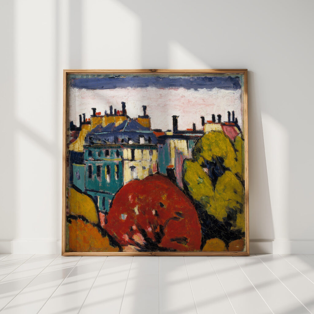 landscape paris 1912 1914 henry lyman sayen high quality print