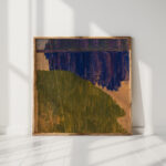 landscape study hirschbergen bohemian forest 1908 egon schiele high quality print