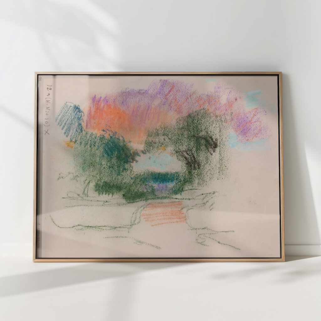 landscape trees road 1910 1912 eero jarnefelt high quality print