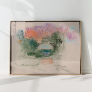 landscape trees road 1910 1912 eero jarnefelt high quality print