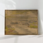 landscape with a lake 1900 1905 ladislav mednyanszky high quality print