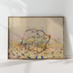 landscape with branch self portrait 1982 tiit paasuke high quality print