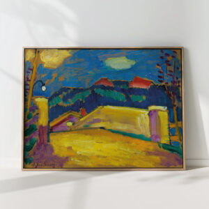 landscape with bridge circa 1909 alexej von jawlensky high quality print