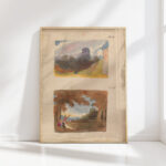 landscape with castle modern manner no 13 landscape with figures in foreground thomas sully high quality print