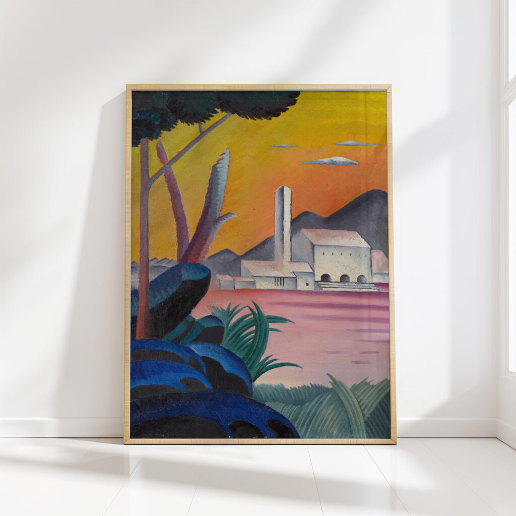 landscape with contrasting tree forms ii viking eggeling high quality print