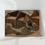 landscape with houses 1913 tadeusz makowski high quality print