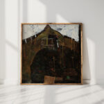 landscape with raven 1911 egon schiele high quality print