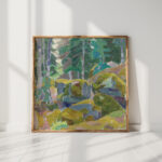 landscape with trees 1911 alexander konstantinovich bogomazov high quality print