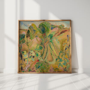 landscape with trees alfred henry maurer high quality print