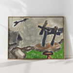 landscape with weather vane 1935 arthur dove high quality print