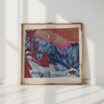 langmatte at moonset 1919 ernst ludwig kirchner high quality print