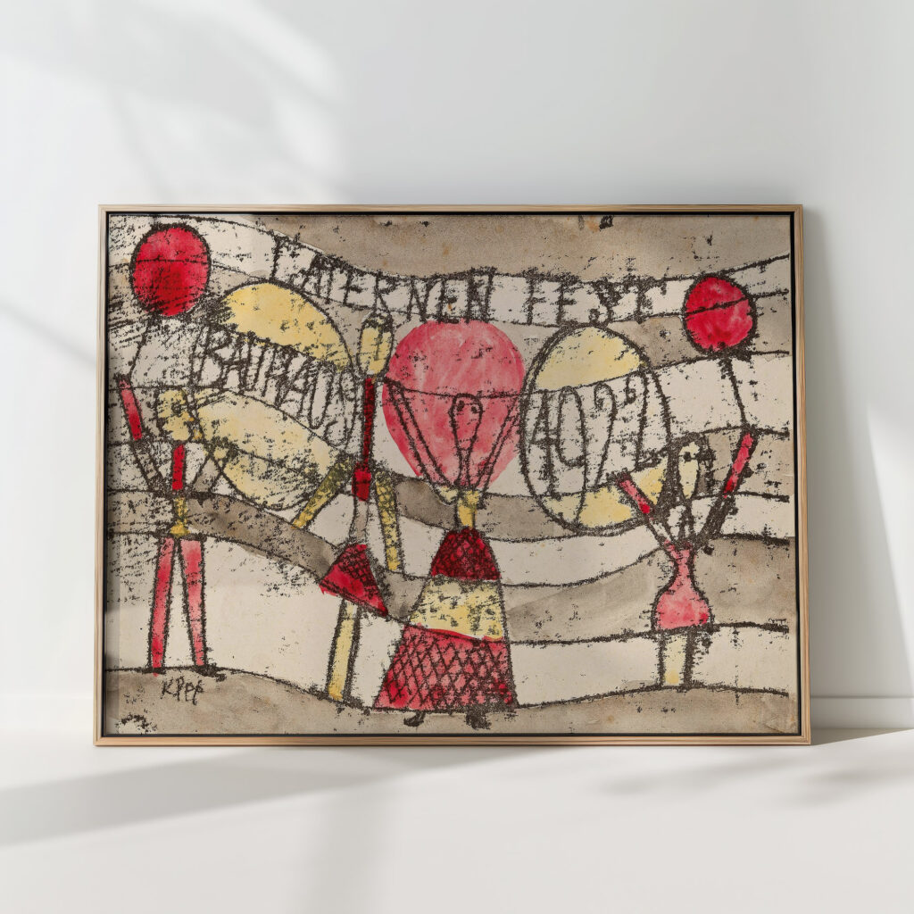lantern festival bauhaus 1922 paul klee high quality print 3