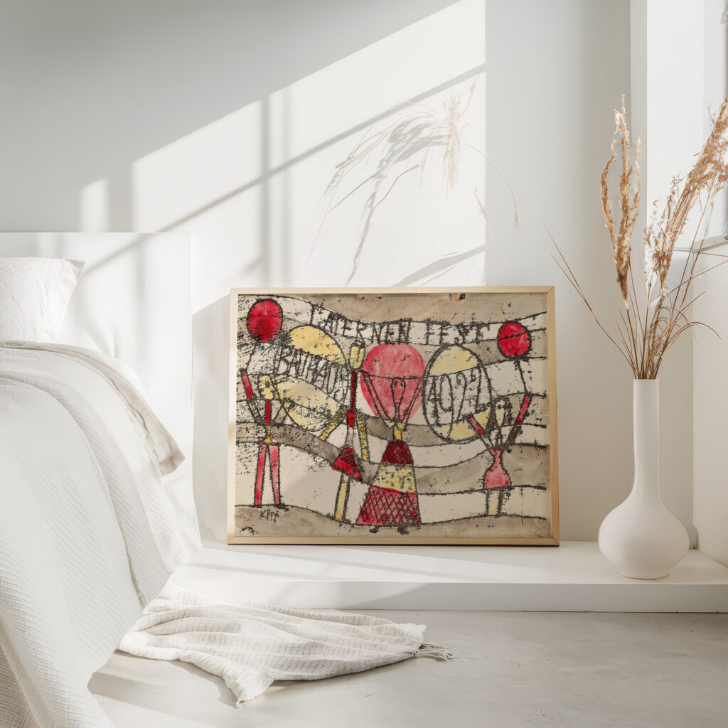 lantern festival bauhaus 1922 paul klee high quality print 8