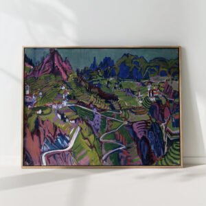 large ticino landscape 1925 albert muller high quality print