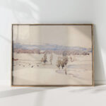 late winter landscape 1880 1945 venny soldan brofeldt high quality print