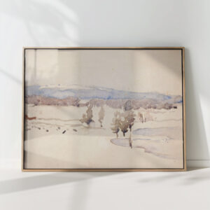 late winter landscape 1880 1945 venny soldan brofeldt high quality print