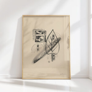 letters from the series poems in drawings 1930 mikulas galanda high quality print