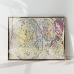 lettuce and flower motifs 1917 08 22 theo colenbrander high quality print