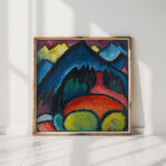 lithograph blue the boat 1922 wassily kandinsky high quality print