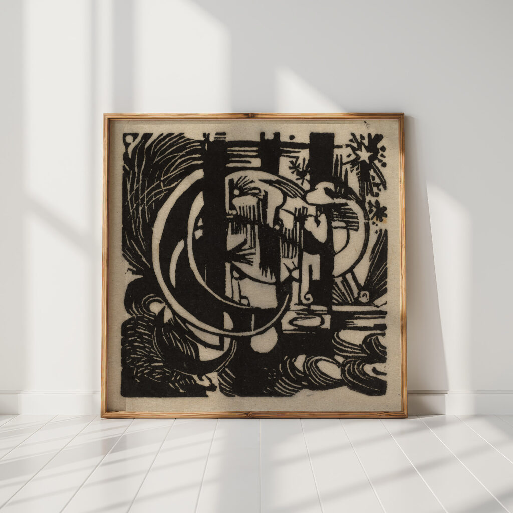 lizards 1912 franz marc high quality print