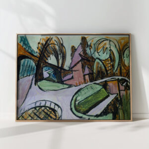 lock in berlin tiergarten circa 1919 anton kerschbaumer high quality print