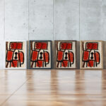 locksmith 1940 Paul Klee framed posters mockup